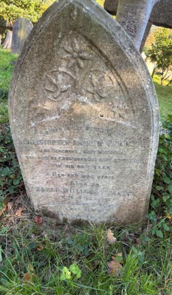 Image of headstone for Christopher Sennett