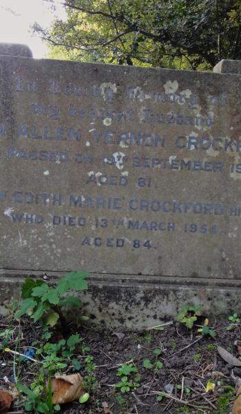 John Crockford's headstone