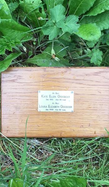 Image of the headstone for Kate Goodger