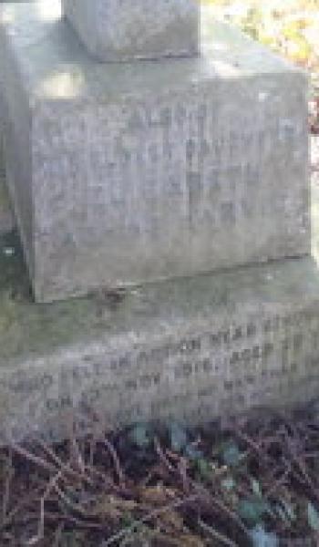 Elizabeth Harvie's headstone