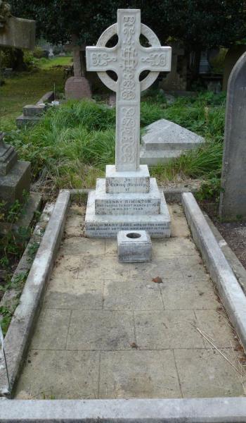 Mary Riminton (buried 1930) headstone