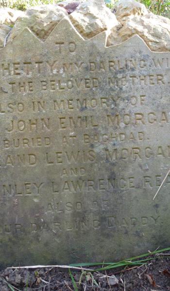 Henrietta Morgan (buried 1929) headstone
