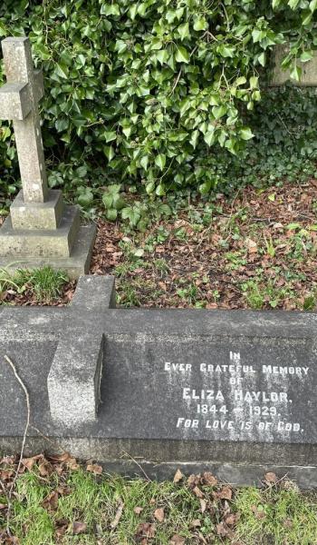 Image of headstone for Eliza Haylor