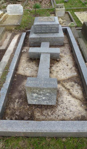 Julia Hampson (buried 1923) headstone