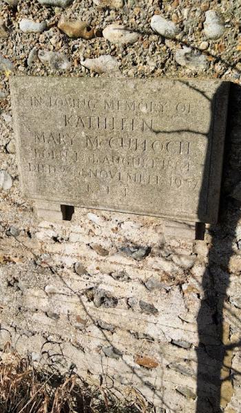 Image of plaque for Kathleen McCulloch