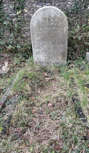 Image of the the headstone for Mary Shorten
