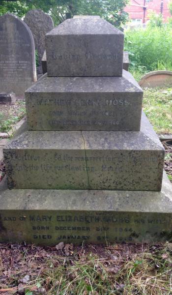 Mary Moss headstone