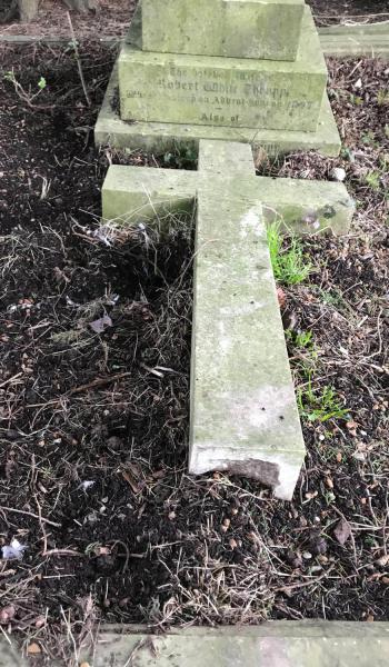 Mary Thrupp (buried 1897) headstone