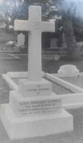 Image of headstone for Sarah Margaret Skinner