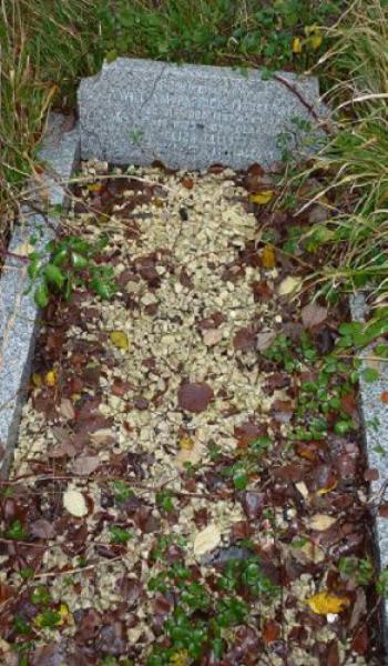 William Fitzgerald (buried 1898) headstone